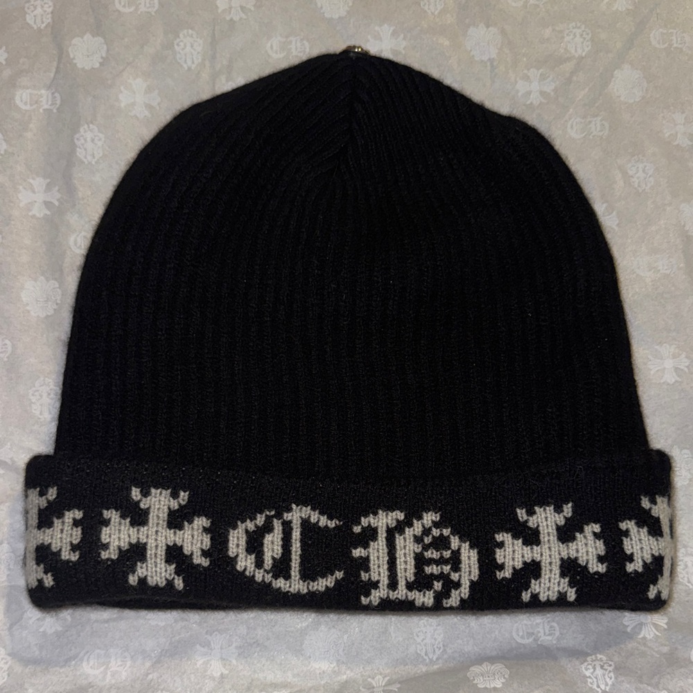 BRAND NEW AUTHENTIC CHROME HEARTS BIG DADDY BEANIE BLACK
